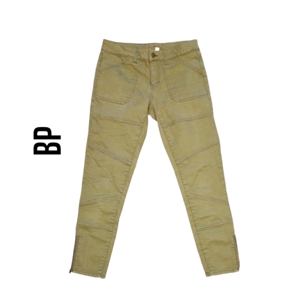 BP by Nordstrom olive green gorp core skinny jeans size 26 - Picture 1 of 6